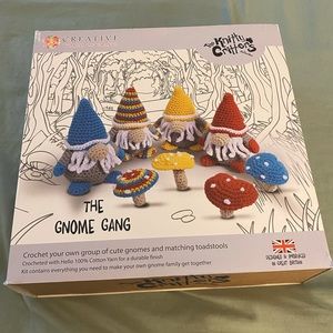 The Knitty Critters Gnome Crochet Kit